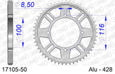 Corona AFAM 17105-50 in all. passo 428 KAWASAKI KX 85 17-14 2003  -2023